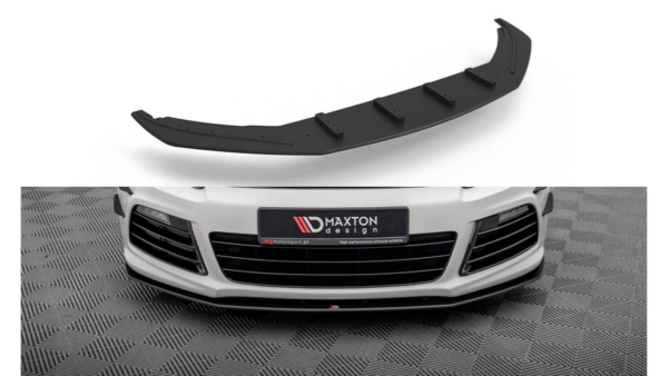 Splitter Volkswagen Scirocco III R Front Pro Black