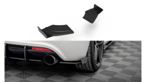 Splitter Volkswagen Scirocco III R Rear Side Street Pro Black + Gloss Flaps