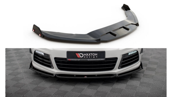 Splitter Volkswagen Scirocco III R Front v.3 + flaps