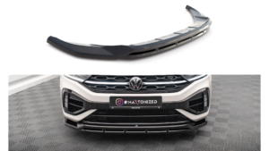Splitter Volkswagen T-Roc Facelift R R-Line Front v.1 Gloss Black