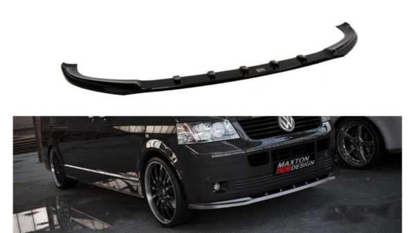 Splitter Volkswagen T5 Front Gloss Black