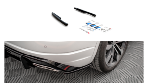 Splitter Volkswagen Touareg III R-line Rear Side Gloss Black