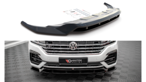 Splitter Volkswagen Touareg III R-line Front Gloss Black