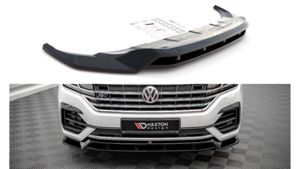 Splitter Volkswagen Touareg III R-line Front Gloss Black