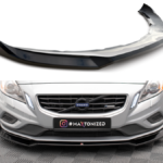 Splitter Volvo S60 II R-Design Front v.2 Gloss Black