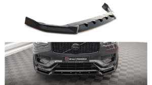 Splitter Volvo XC90 R-Design II Facelift Front v.2 Gloss Black
