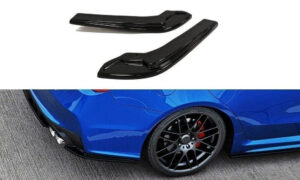 Rear Side Splitters Subaru Impreza IV WRX STI - Gloss Black