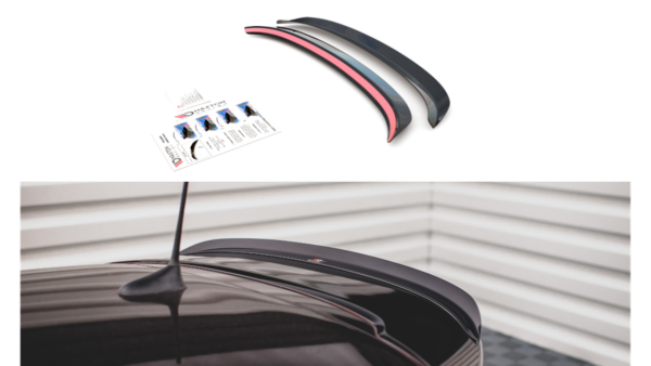 Spoiler Fiat 500 Abarth I Facelift Rear Gloss Black