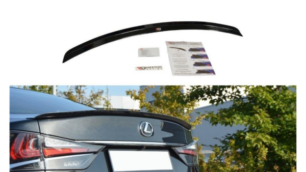 Spoiler Lexus GS IV Facelift Rear Gloss Black