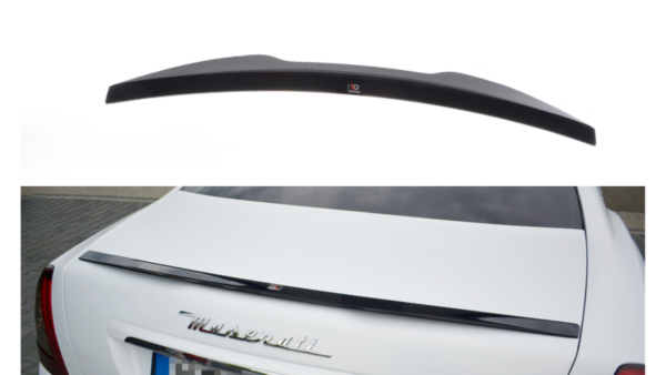 Spoiler Maserati Quattroporte V Facelift Rear Gloss Black