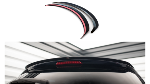 Spoiler Mazda 3 III Facelift Rear Gloss Black
