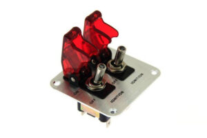 Double rally switch LED RED