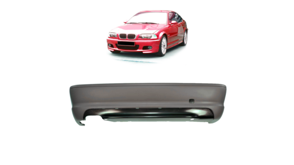 Bumper BMW 3 E46 Rear with Diffuser