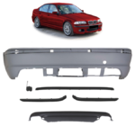 Bumper BMW 3 E46 Rear with Diffuser