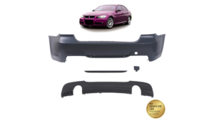 Bumper BMW 3 E90 Rear with Diffuser