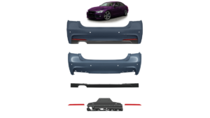 Bumper BMW 3 F30 Rear with Diffuser