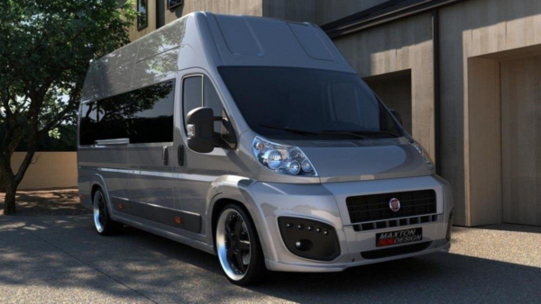 Bumper Fiat Ducato III Front Led Primed