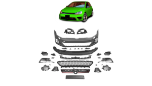 Bumper Volkswagen Golf 7 Front SRA Grill LED Fog light