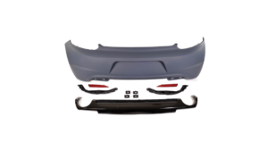 Bumper Volkswagen Scirocco III Rear with Diffuser