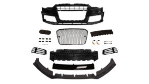 Front Bumper + Grill Chrome-Black Audi A5 8T 13-16 RS5 Style