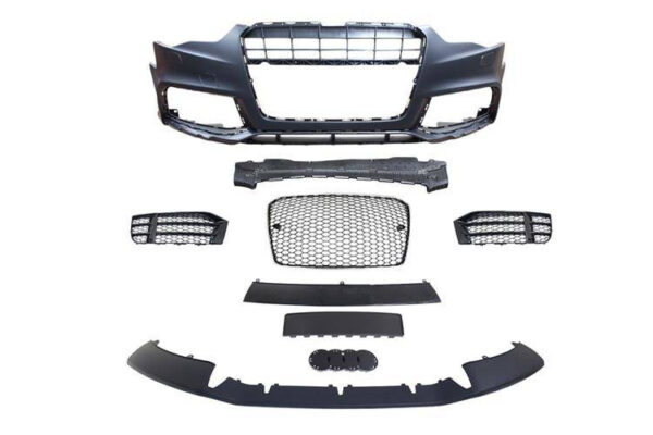 Front Bumper + Grill Chrome-Black Audi A5 8T 13-16 RS5 Style
