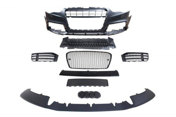 Front Bumper + Grill Black Audi A5 8T 13-16 RS5 Style