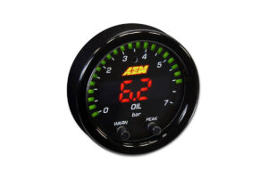 AEM Electronics Gauge X-Series 7BAR Oil/Fuel Pressure