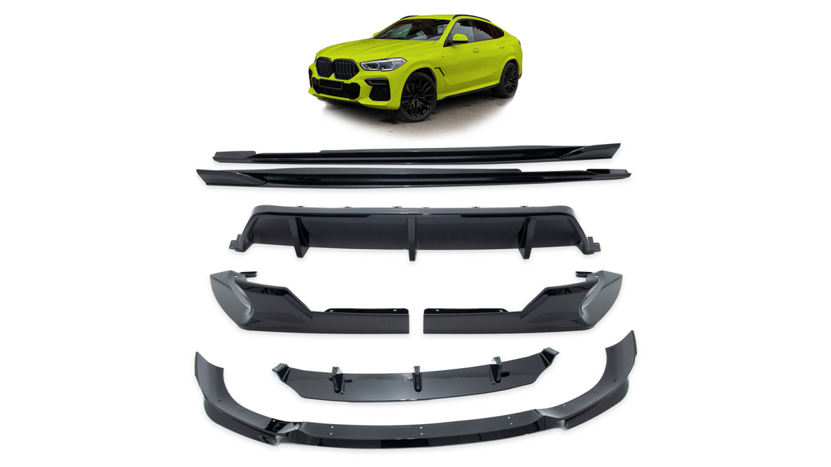 Bodykit BMW X6 G06 läikiv must