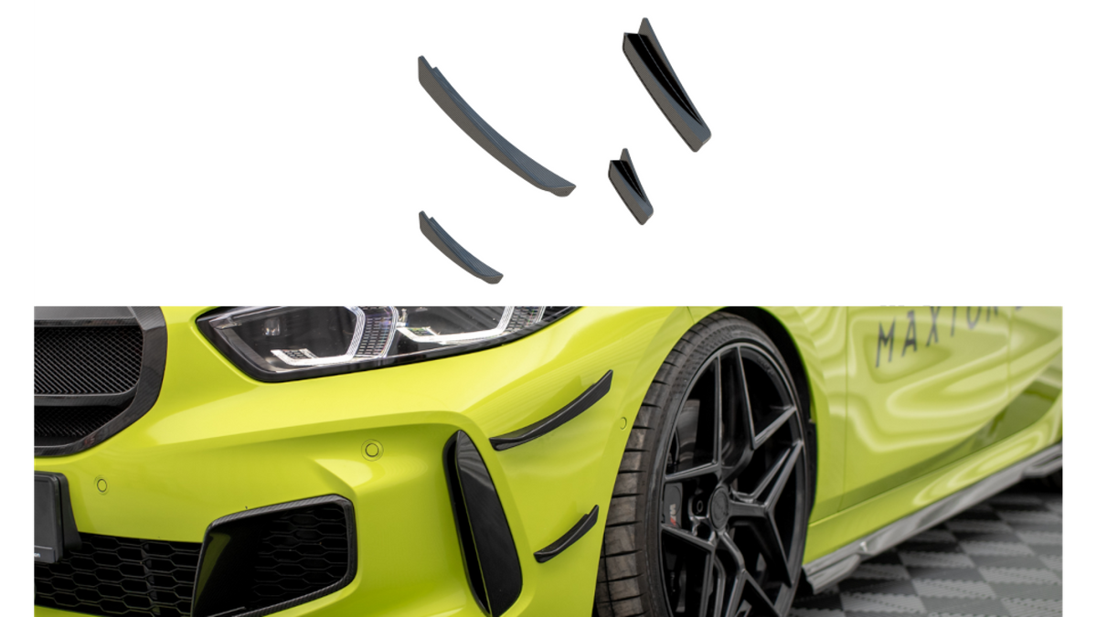 Canards BMW 1 F40 M-Pack esi stange Carbon