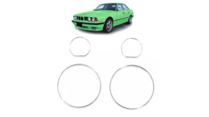Spidomeetri rõngad kroom sobib BMW 5 (E34) Sedan Touring 1989-1995