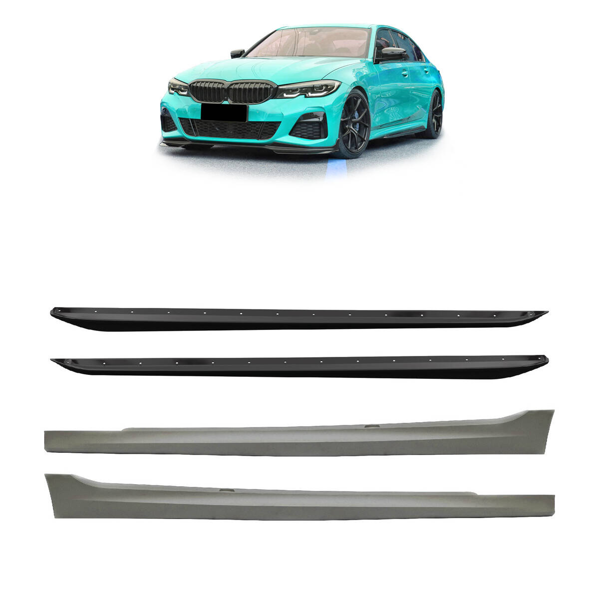 Küljelaiend Add-on Trim BMW 3 G20 G21 Carbon Look