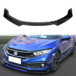 Lip Spoiler Honda Civic X FK8 esi stange läikiv must