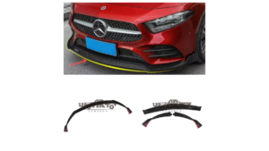 Lip Spoiler Mercedes-Benz A W177 esi stange läikiv must