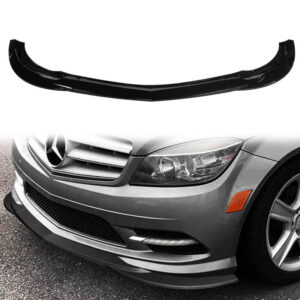 Lip Spoiler Mercedes-Benz C W204 C204 S204 Facelift esi stange läikiv must