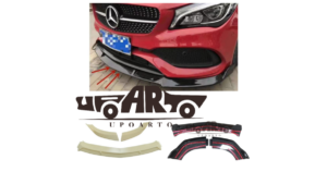 Lip Spoiler Mercedes-Benz CLA C117, X117 Facelift esi stange läikiv must