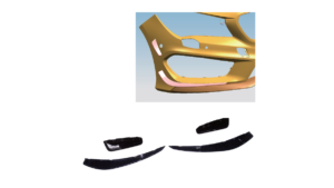 Lip Spoiler Mercedes-Benz CLA C117, X117 esi stange läikiv must