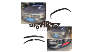 Lip Spoiler Mercedes-Benz CLA C118 X118 esi stange läikiv must