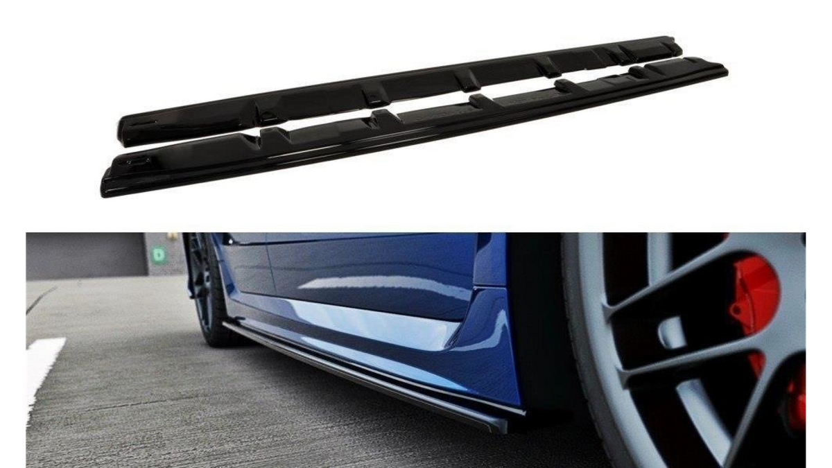 Subaru Impreza IV WRX STI küljelaiendid v.1 Läikiv must