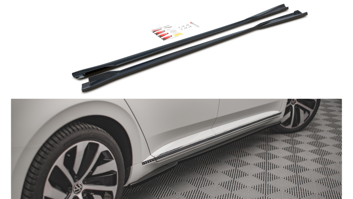 Volkswagen Arteon Facelift R R-Line küljelaiendid Läikiv must