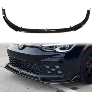 Lip Spoiler Volkswagen Golf VIII GTI esi stange läikiv must