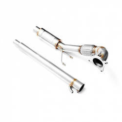 Downpipe Audi A3 8P 1.8, 2.0 TFSI + silencer
