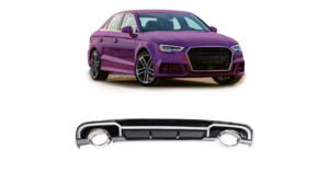 Difuusor Audi A3 8V Facelift tagumine koos torudega