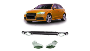 Difuusor Audi A3 8V tagumine koos torudega