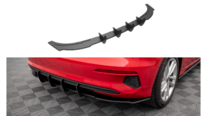 Difuusor Audi A3 8Y tagumine Street Pro must-punane