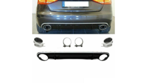 Difuusor Audi A4 B8 tagumine koos torudega