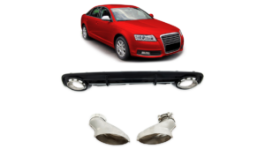 Difuusor Audi A6 C6 tagumine koos torudega