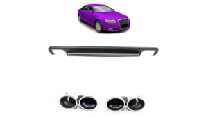 Difuusor Audi A6 C7 tagumine koos torudega