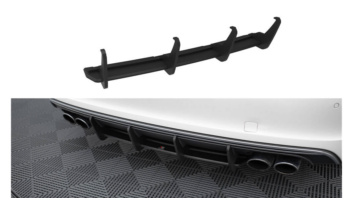Difuusor Audi S3 8V tagumine Street Pro punane