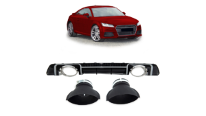 Difuusor Audi TT 8S tagumine hõbedane