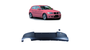 Difuusor BMW 1 E81 E87 tagumine matt must